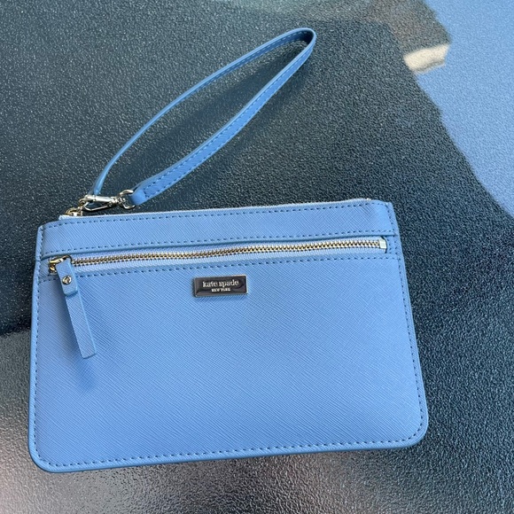 Kate Spade Wristlet Wallet - Powder Blue - Picture 1 of 5